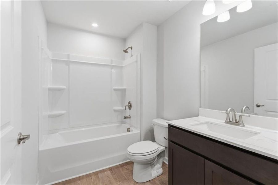 Furnished interior view inside a new home in Silver Leaf, Dawsonville (Image 4).