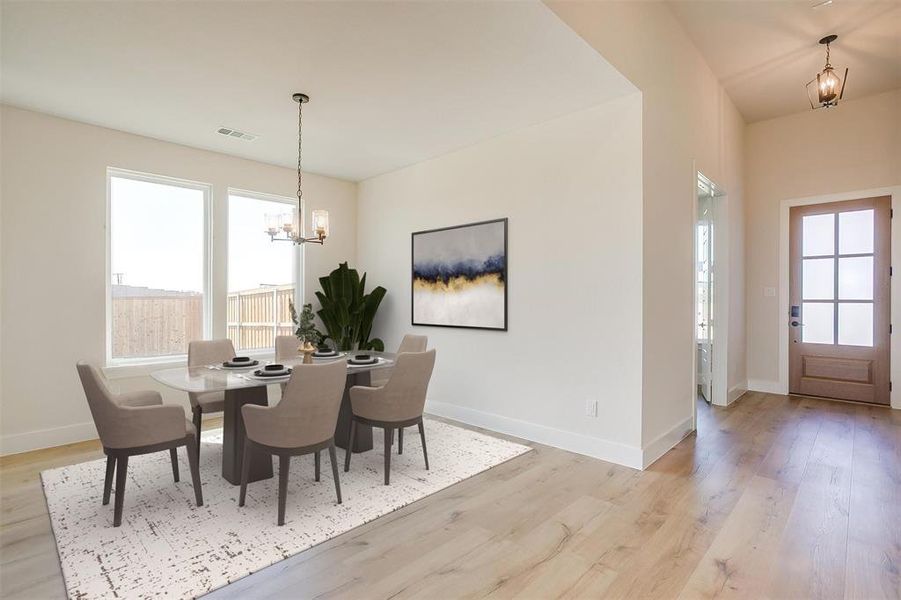 Furnished interior view inside a new home in Sweetgrass, Haslet (Image 10). Furnished interior view inside a new home in Sweetgrass, Haslet (Image 10).
