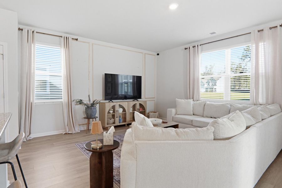 Furnished interior view inside a new home in Founders Corner, Lincolnville (Image 9).