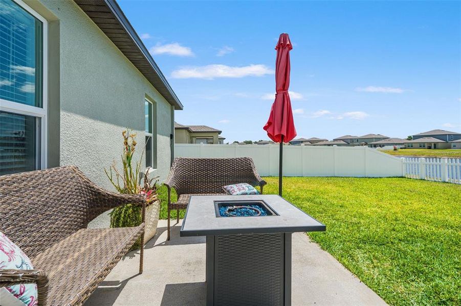 Exterior details and patio area of a home in , Riverview (Image 21).