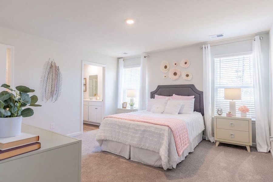Furnished interior view inside a new home in Pine Hills at Cane Bay, Summerville (Image 32).