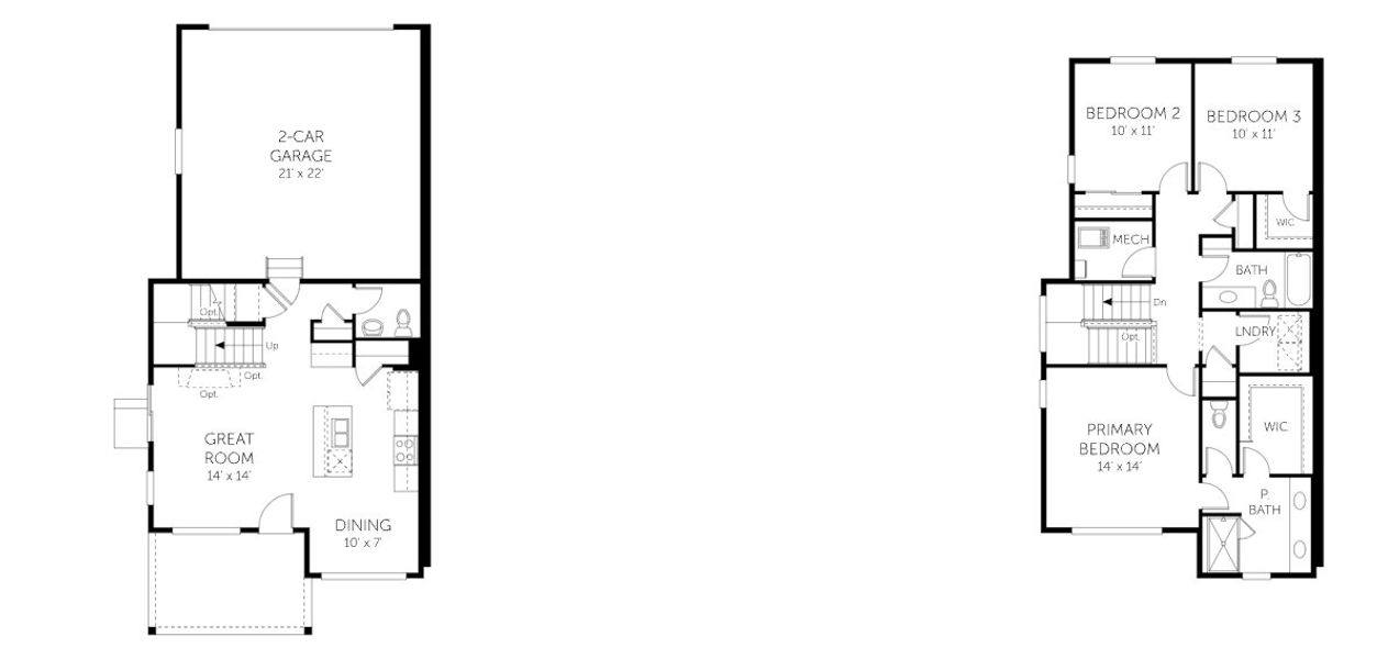 2D floor plan layout of this home in Uplands, Westminster, CO (Image 3).