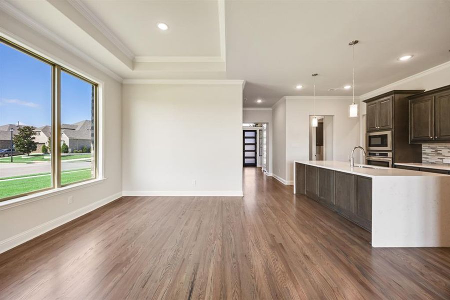 Furnished interior view inside a new home in Heath Golf and Yacht, Forney (Image 13).