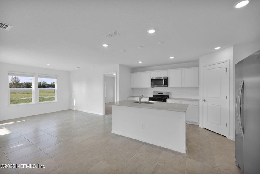 Furnished interior view inside a new home in Wells Landing, Jacksonville (Image 5). Furnished interior view inside a new home in Wells Landing, Jacksonville (Image 5).