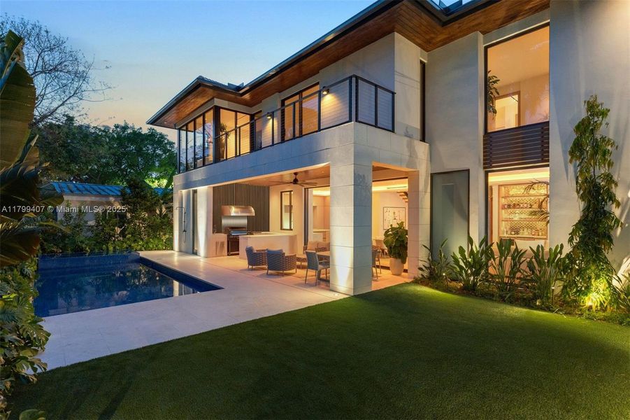 Front exterior of a new home in , Miami, FL, highlighting curb appeal (Image 21).