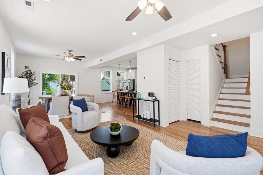 Furnished interior view inside a new home in , Charleston (Image 7).