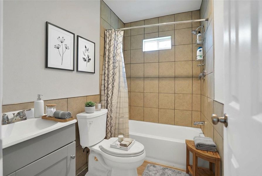 Furnished interior view inside a new home in , Houston (Image 11).