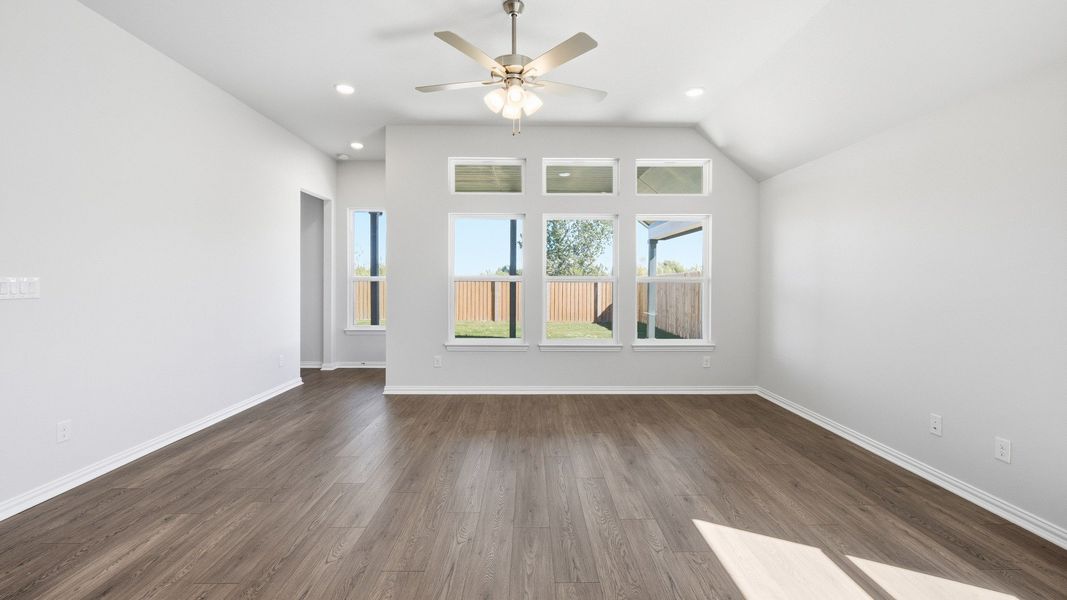 Representative furnished interior of a home built from the Mahogany by DRB Homes in Spring Creek, Taylor (Image 9). Representative furnished interior of a home built from the Mahogany by DRB Homes in Spring Creek, Taylor (Image 9).
