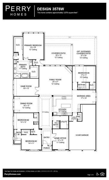 2D floor plan layout of this home in Valencia 70', Manvel, TX (Image 2). 2D floor plan layout of this home in Valencia 70', Manvel, TX (Image 2).