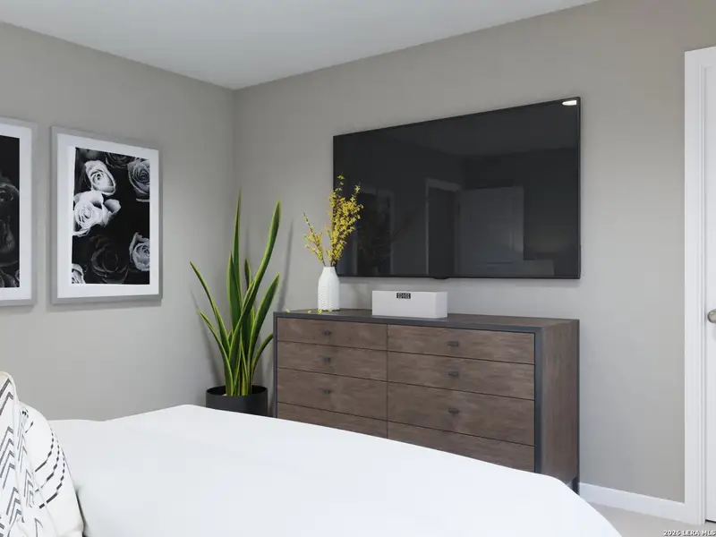 Furnished interior view inside a new home in Timber Creek, San Antonio (Image 13).