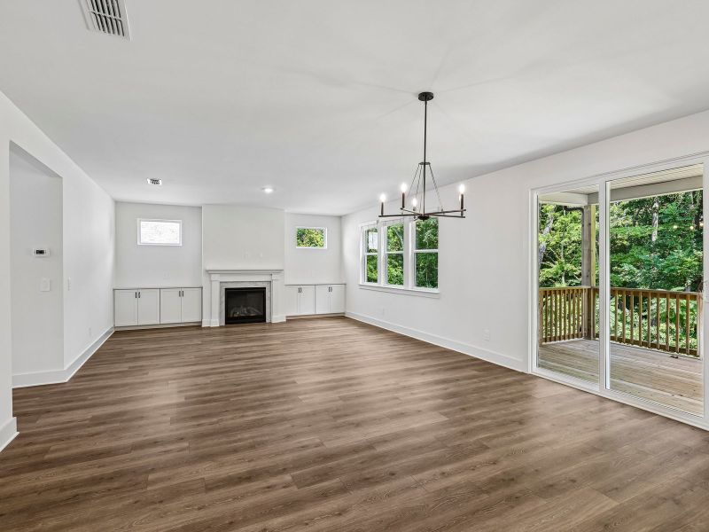 Spacious, unfurnished interior of a new home in Station Hill - Reserve Series, Franklin (Image 12). Spacious, unfurnished interior of a new home in Station Hill - Reserve Series, Franklin (Image 12).
