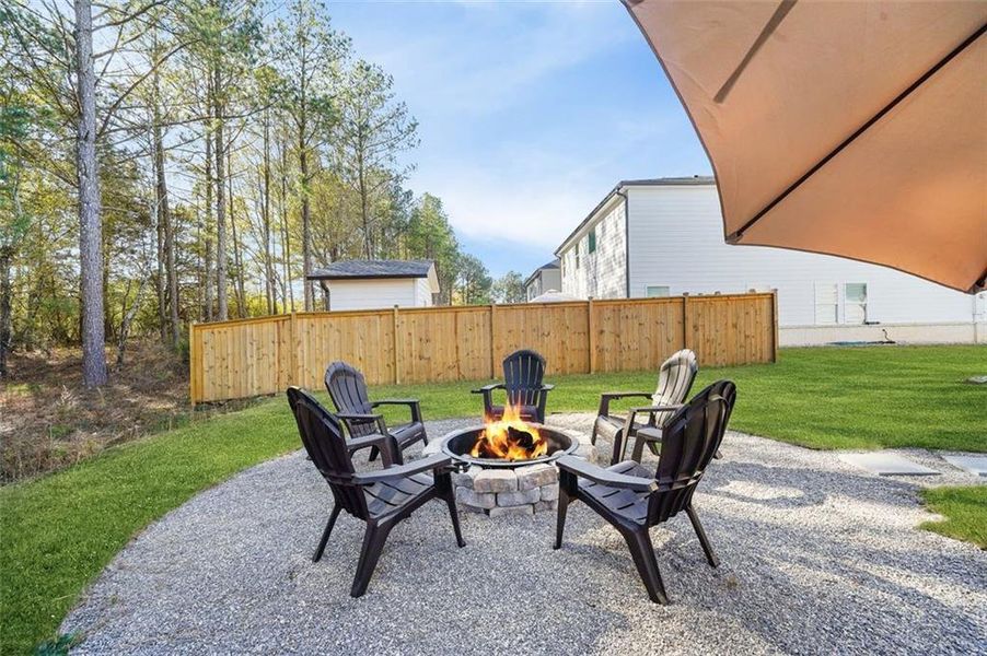 Exterior details and patio area of a home in , Loganville (Image 26).