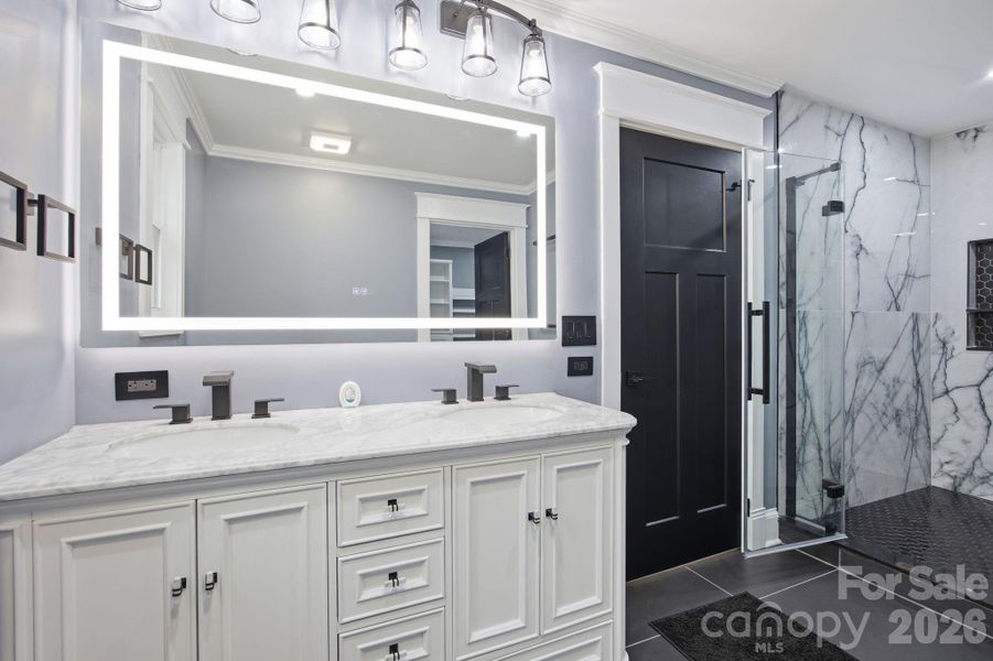 Furnished interior view inside a new home in , Hendersonville (Image 7).