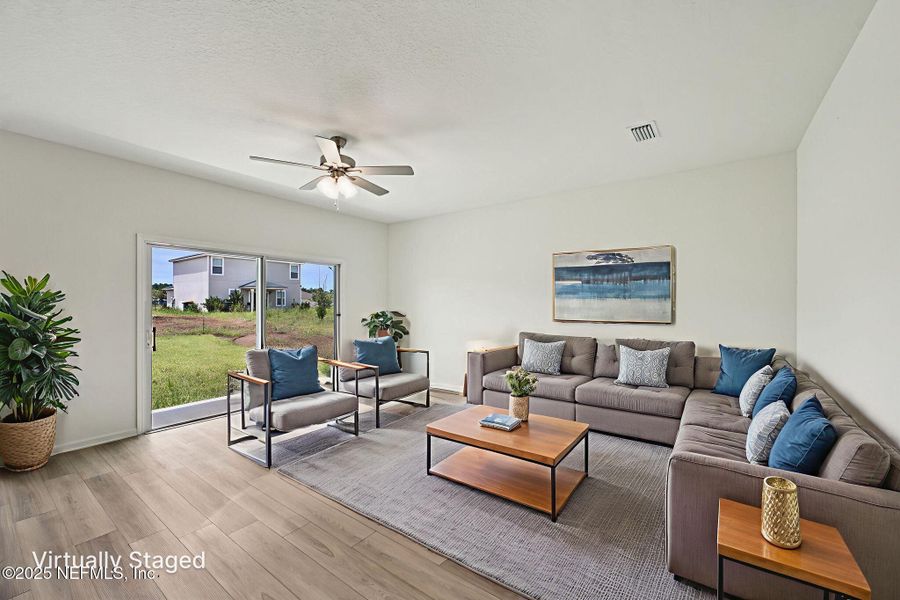 Furnished interior view inside a new home in Panther Creek, Jacksonville (Image 6).