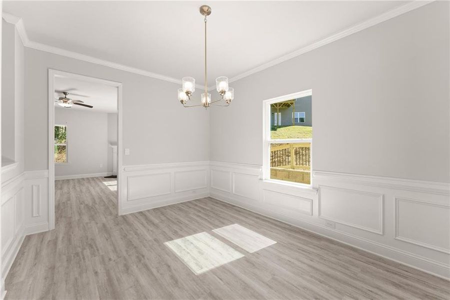 Spacious, unfurnished interior of a new home in Habersham Meadows, Demorest (Image 32).