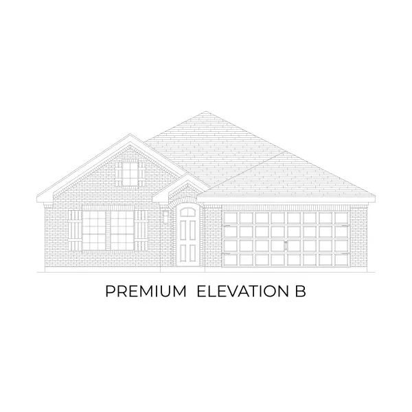 Representative rendering of the exterior for the McKinley Select F by First Texas Homes (Image 2). Representative rendering of the exterior for the McKinley Select F by First Texas Homes (Image 2).