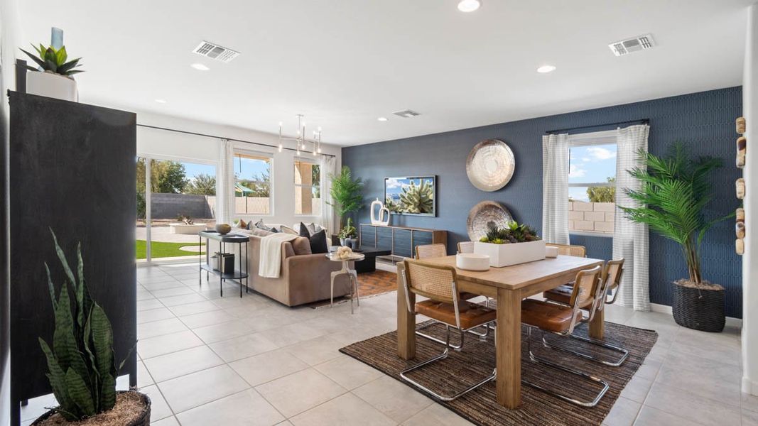 Furnished interior view inside a new home in Radiance at Superstition Vistas, Apache Junction (Image 8).