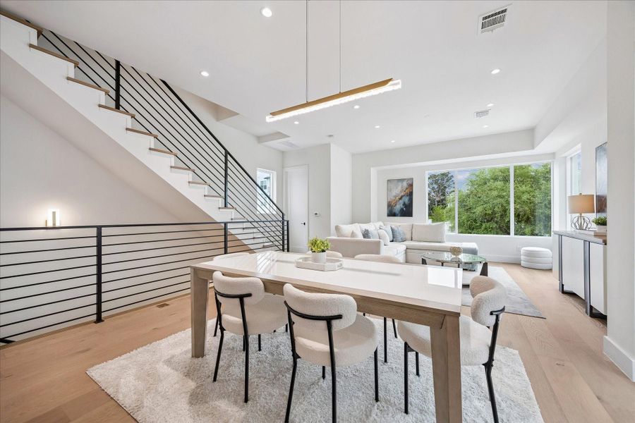 Furnished interior view inside a new home in , Houston (Image 18).