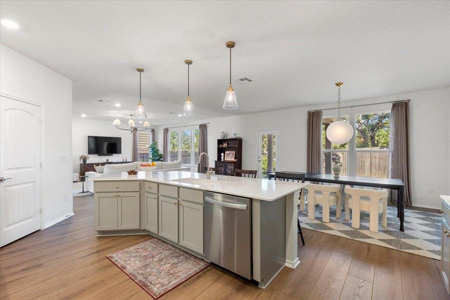 Furnished interior view inside a new home in , Austin (Image 11). Furnished interior view inside a new home in , Austin (Image 11).