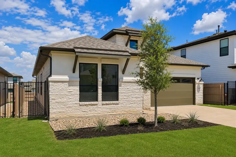 Representative exterior photo of a completed home built from the Guadalupe by Taylor Morrison in Easton Park, Austin, TX (Image 23). Representative exterior photo of a completed home built from the Guadalupe by Taylor Morrison in Easton Park, Austin, TX (Image 23).