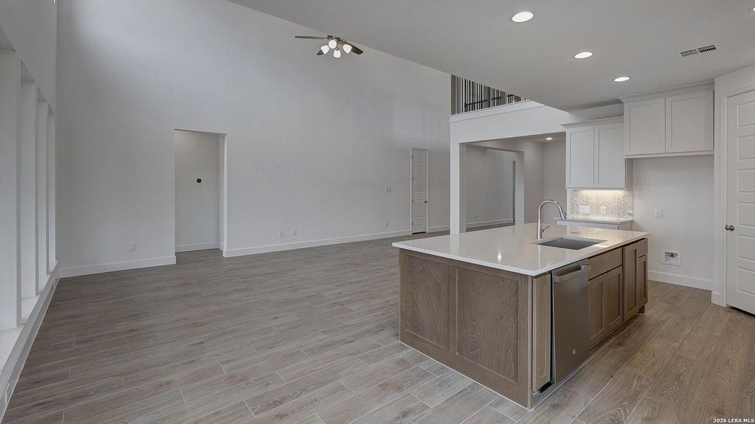 Furnished interior view inside a new home in Ladera, San Antonio (Image 9).
