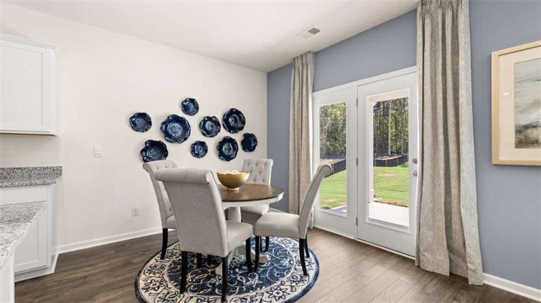 Furnished interior view inside a new home in Jackson Landing, Jefferson (Image 48). Furnished interior view inside a new home in Jackson Landing, Jefferson (Image 48).