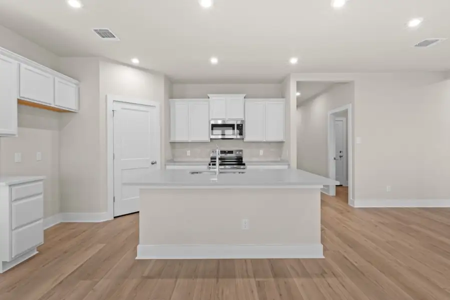 Representative furnished interior of a home built from the Riley by Omega Builders in Hartrick Ranch, Temple (Image 7).