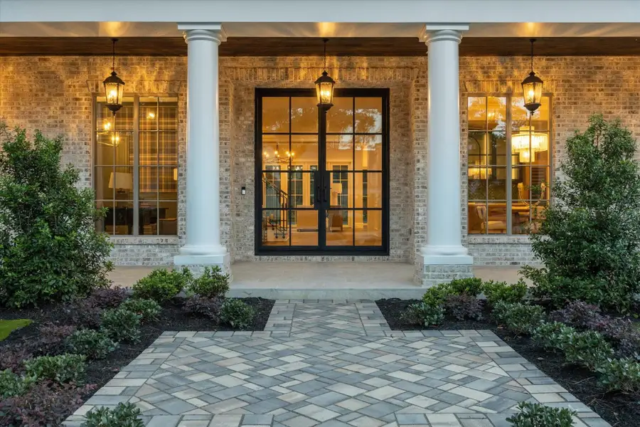 Exterior details and patio area of a home in , Bunker Hill Village (Image 3).