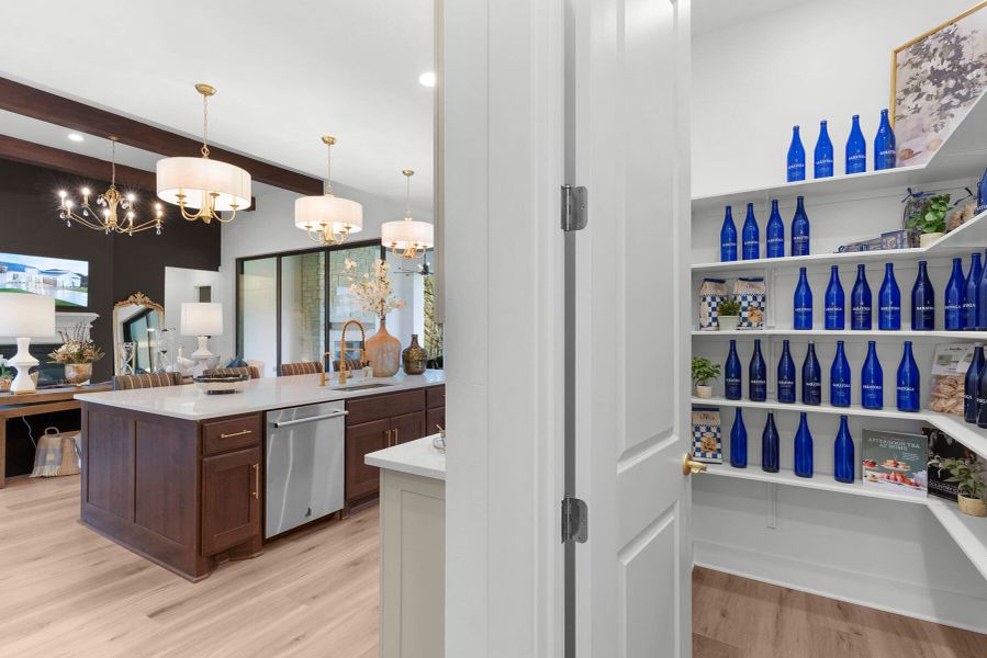 Furnished interior view inside a new home in Enchanted Bluff, Garden Ridge (Image 15). Furnished interior view inside a new home in Enchanted Bluff, Garden Ridge (Image 15).