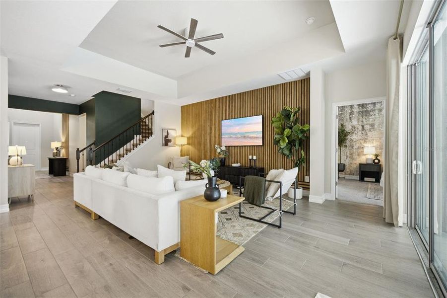Furnished interior view inside a new home in Pearl Estates, Lutz (Image 17).