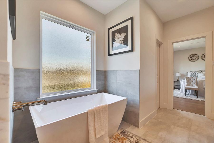 Furnished interior view inside a new home in , Houston (Image 36).