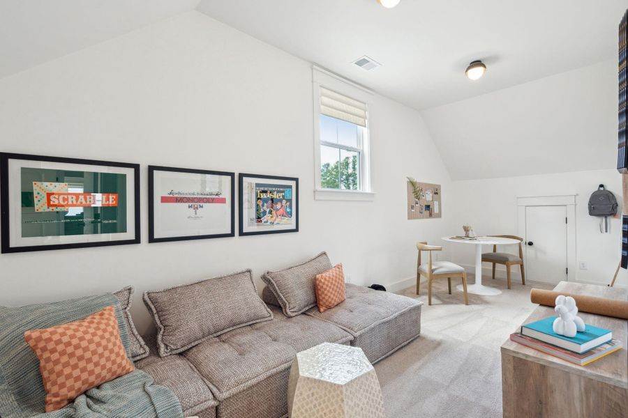 Furnished interior view inside a new home in Tidewater at Lakes of Cane Bay, Summerville (Image 26). Furnished interior view inside a new home in Tidewater at Lakes of Cane Bay, Summerville (Image 26).