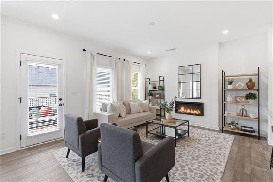 Furnished interior view inside a new home in Park Center Pointe, Mableton (Image 6).