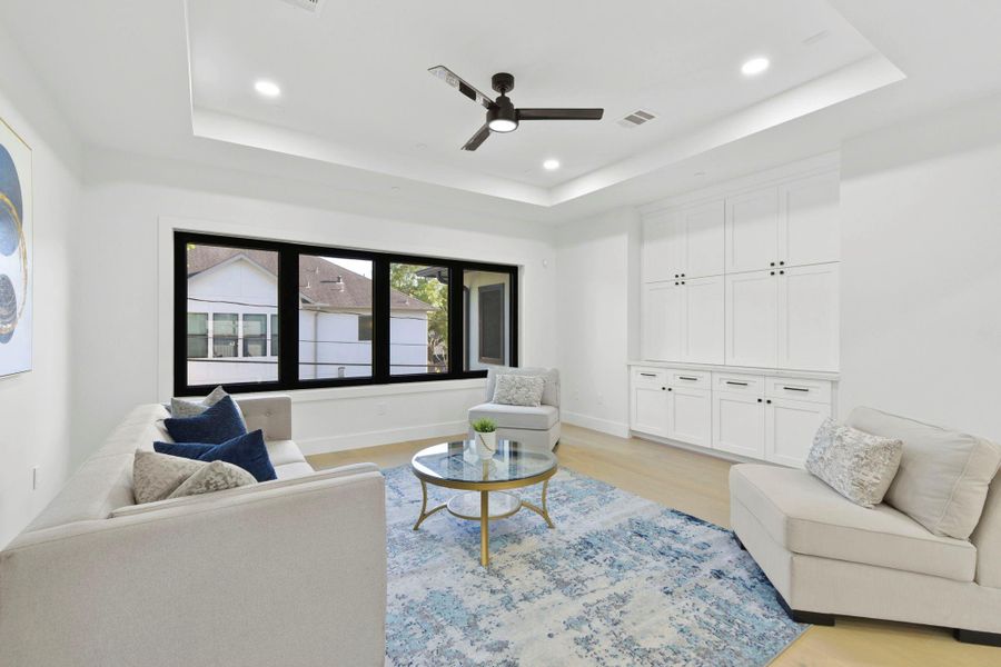 Furnished interior view inside a new home in , Bellaire (Image 12). Furnished interior view inside a new home in , Bellaire (Image 12).