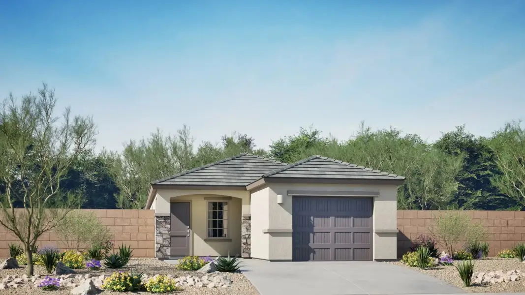 Home exterior render cottage Home exterior render cottage