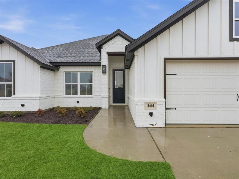 Exterior details and patio area of a home in , Godley (Image 4). Exterior details and patio area of a home in , Godley (Image 4).
