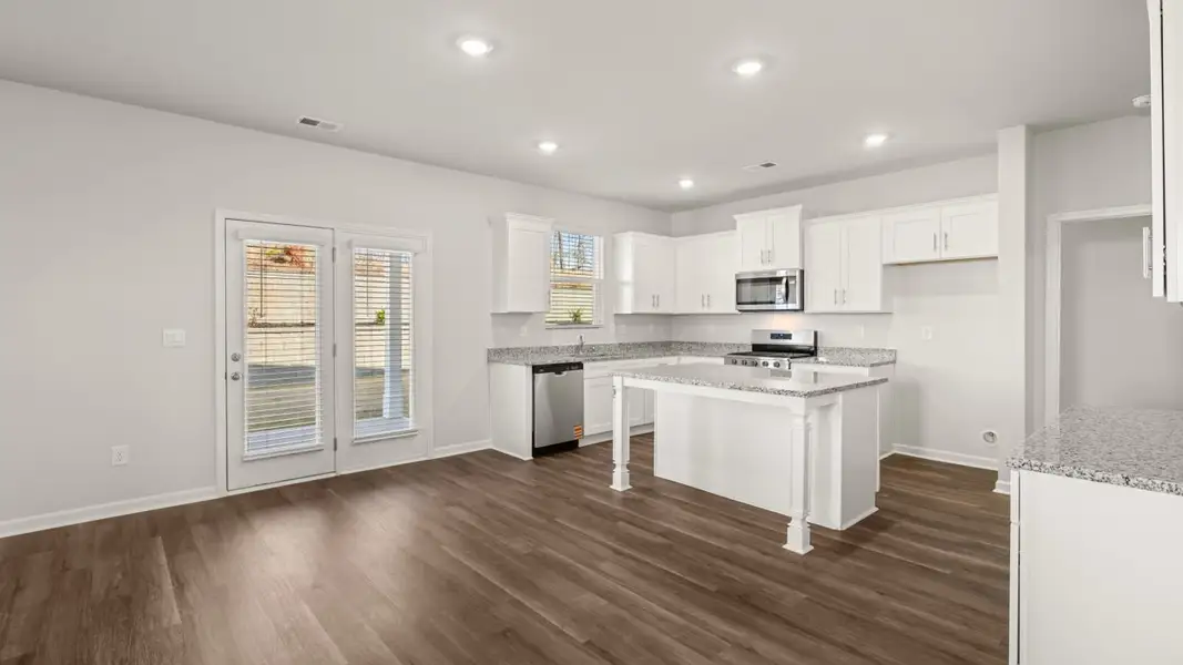 Furnished interior view inside a new home in Highland Hills, Graniteville (Image 3).