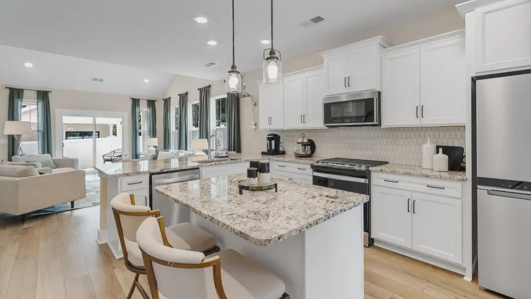 Representative furnished interior of a home built from the Finley by DRB Homes in Woodglen, Piedmont (Image 6).