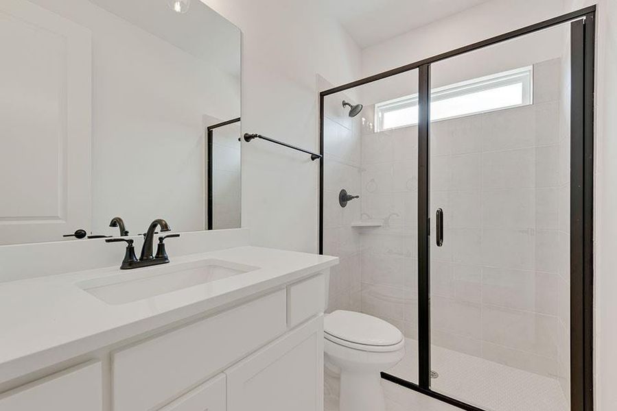Furnished interior view inside a new home in Tavolo Park, Fort Worth (Image 10).