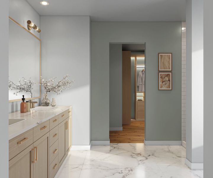 Representative furnished interior of a home built from the Florence by Tricoast Homes in Lago Mar 50' & 55', Texas City (Image 10). Representative furnished interior of a home built from the Florence by Tricoast Homes in Lago Mar 50' & 55', Texas City (Image 10).