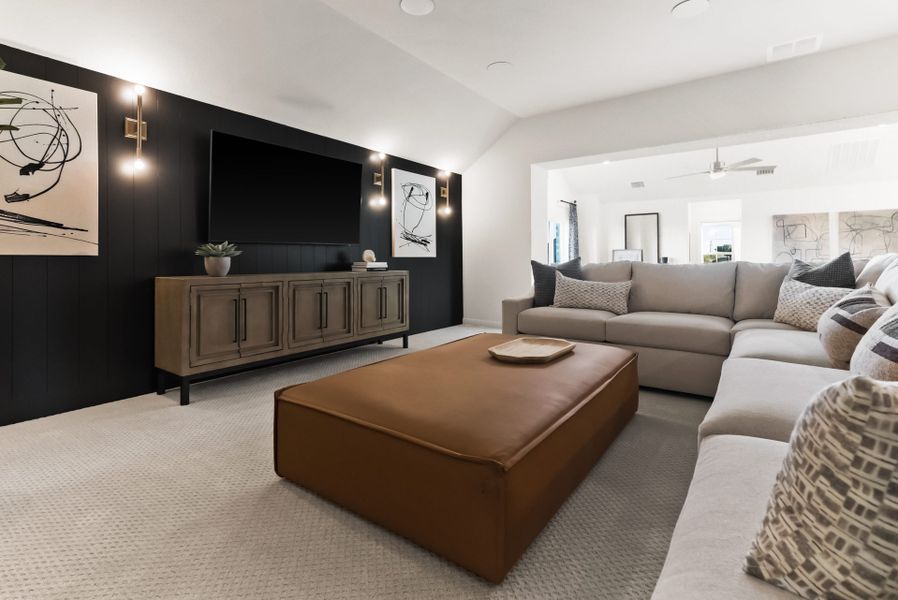 Furnished interior view inside a new home in Meadow Run, Melissa (Image 18).