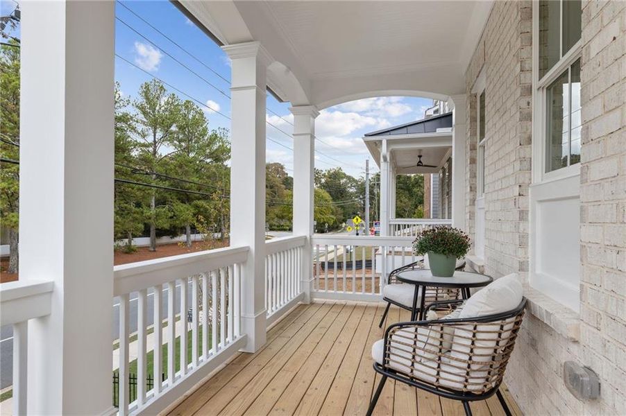 Exterior details and patio area of a home in Archerfield, Smyrna (Image 2).