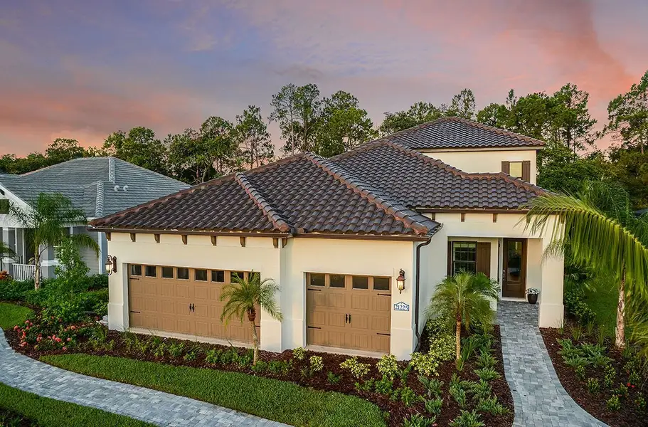 Representative exterior photo of a completed home built from the Sea Mist by Neal Communities in Grand Palm, Venice, FL (Image 2). Representative exterior photo of a completed home built from the Sea Mist by Neal Communities in Grand Palm, Venice, FL (Image 2).