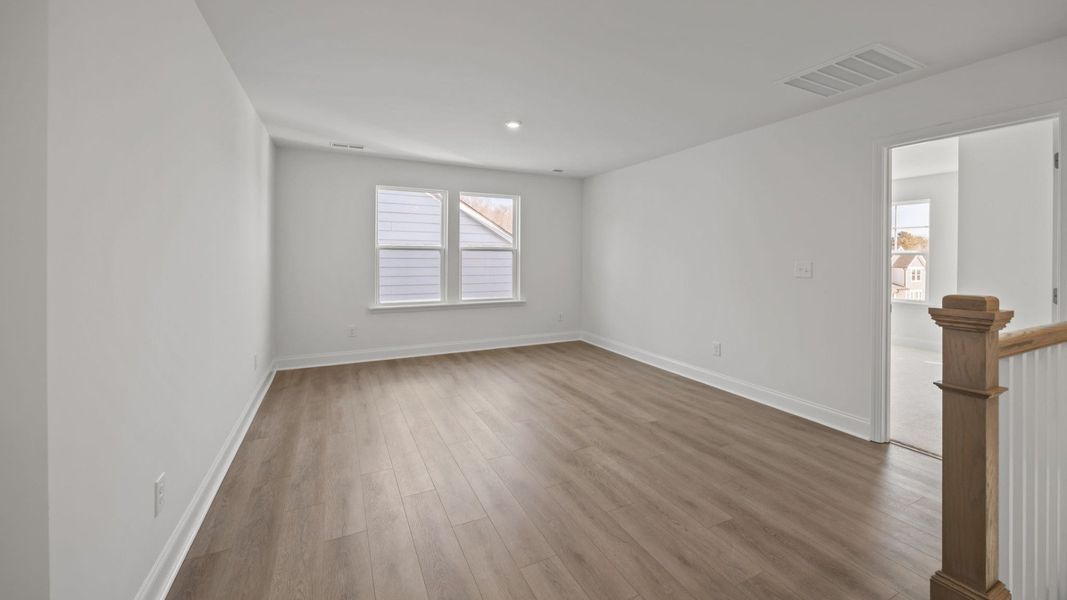 The Burton Plan in Farms at Bellingham by DRB Homes in Charlotte NC - Upstairs Loft