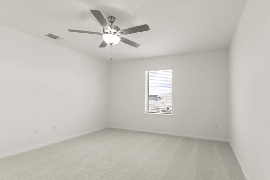 Representative unfurnished interior of a home built from the Elm by Pacesetter Homes in Blanco Vista, San Marcos (Image 27).