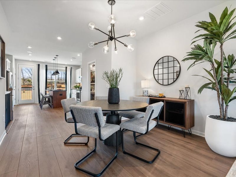 Furnished interior view inside a new home in Southmont, Charlotte (Image 7).