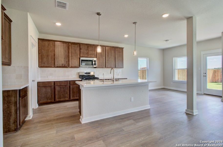 Furnished interior view inside a new home in Westridge - Landmark, San Antonio (Image 8). Furnished interior view inside a new home in Westridge - Landmark, San Antonio (Image 8).