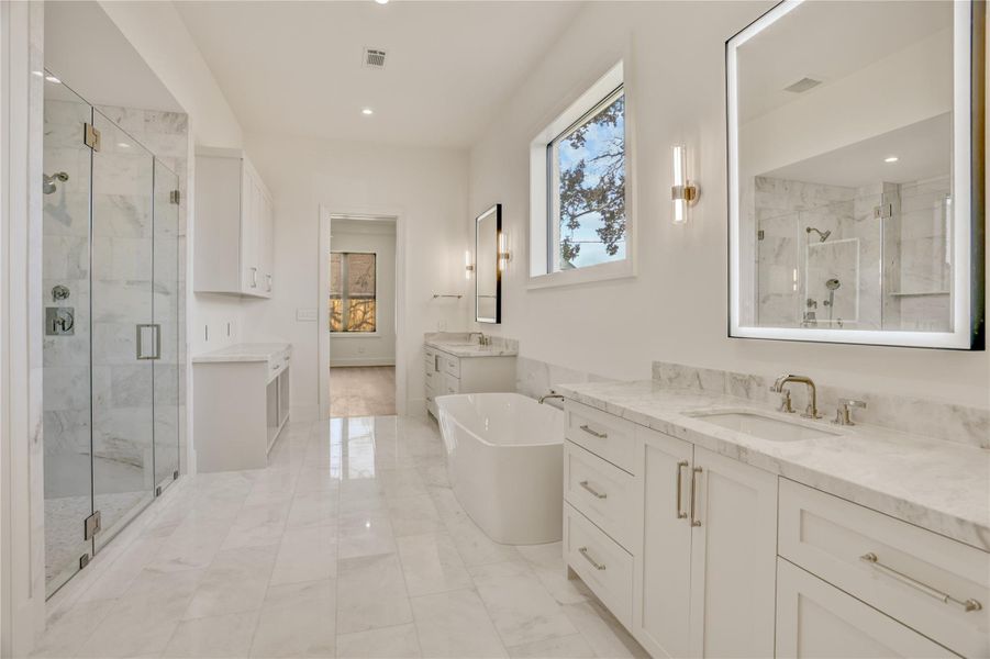 Furnished interior view inside a new home in , Houston (Image 31).