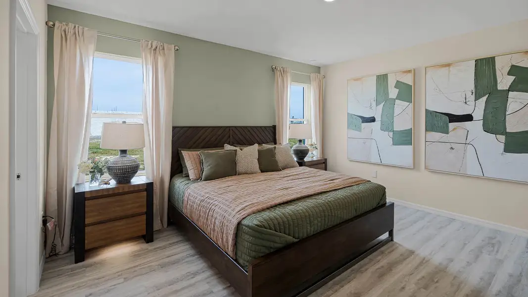 Furnished interior view inside a new home in Harmony at Lake Eloise, Winter Haven (Image 16).