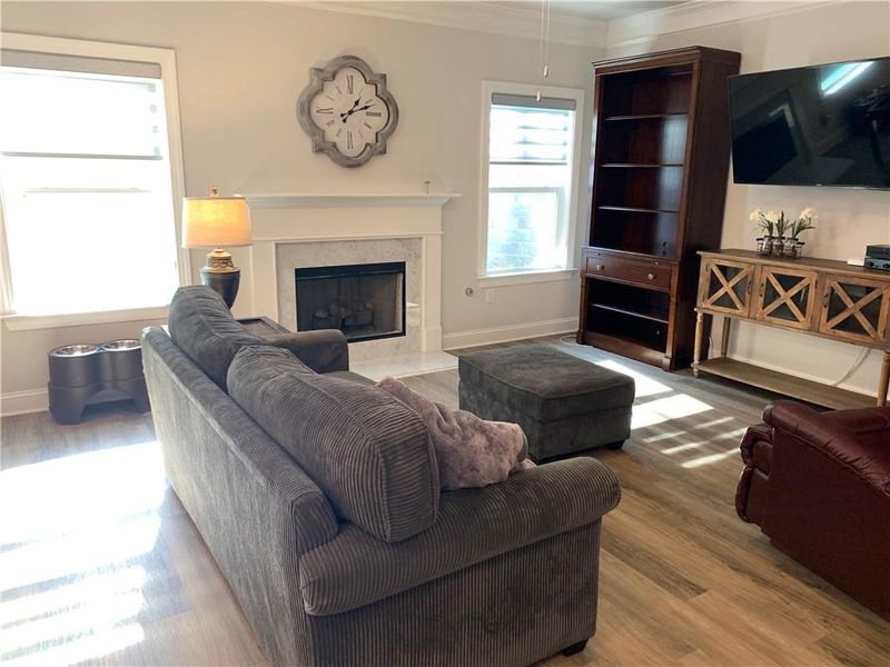 Furnished interior view inside a new home in Holiday Pines, Buford (Image 30).